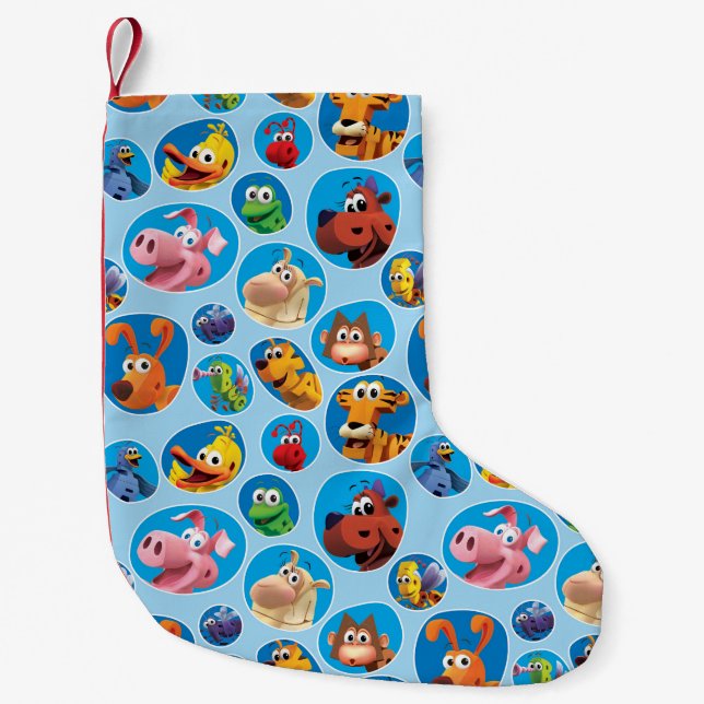 Petite Chaussette De Noël Stockage WordWorld (Devant)