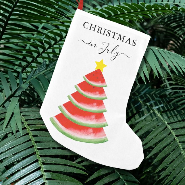 Petite Chaussette De Noël Stocking de Noël à la pastèque de Noël en juillet (Créateur téléchargé)