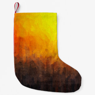 Petite Chaussette De Noël Structure numérique de la peinture. vintag art Abs