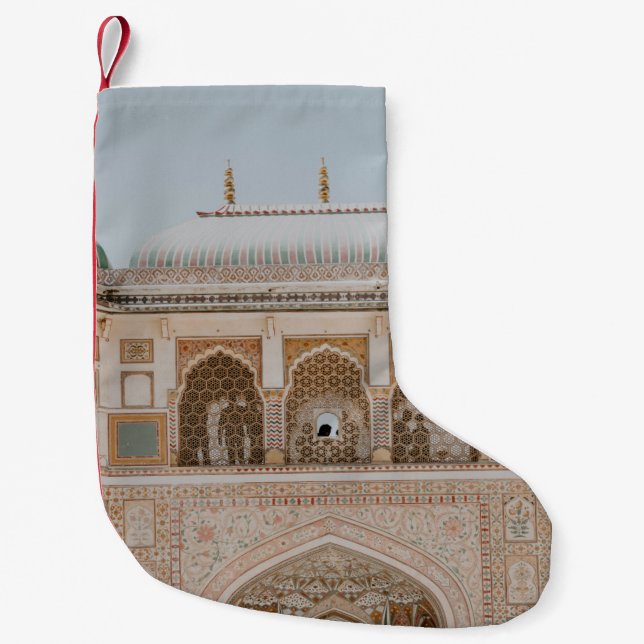 PETITE CHAUSSETTE DE NOËL STRUCTURE SOUS LE CIEL CLAIR (Devant)