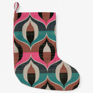 Petite Chaussette De Noël Style années 60 rétro Motif sans couture