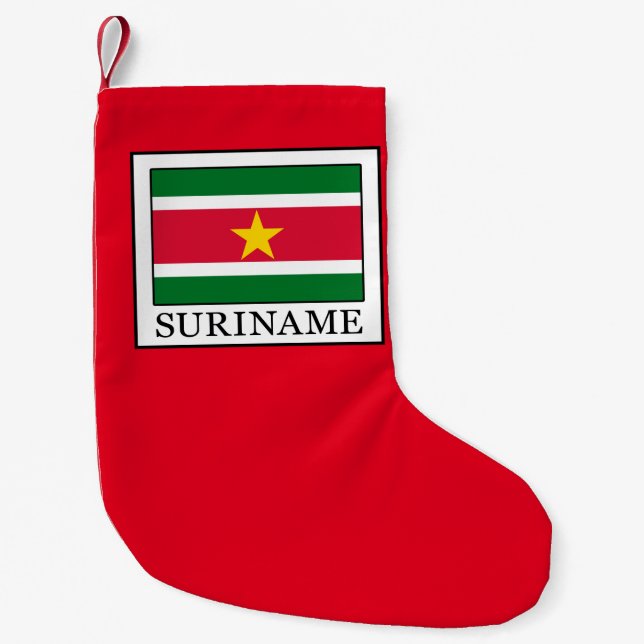 Petite Chaussette De Noël Suriname (Devant)