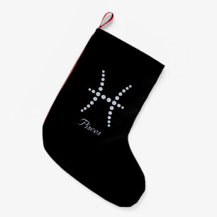 Petite Chaussette De Noël SYMBOLE DES PARIS DE Diamant ÉCLAIRÉ