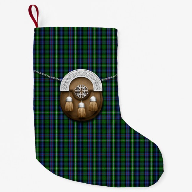 Petite Chaussette De Noël Tartan du Mackenzie de clan (Devant)