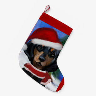 Petite Chaussette De Noël Teckel 