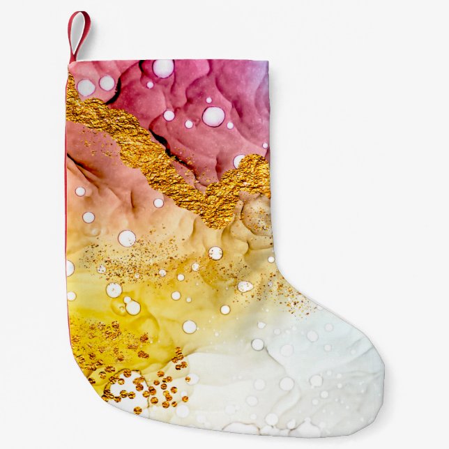 Petite Chaussette De Noël Tendances dans les couleurs pastel. Une créativité (Devant)