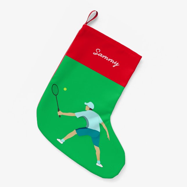 Petite Chaussette De Noël Tennis (Devant (Accrochage))