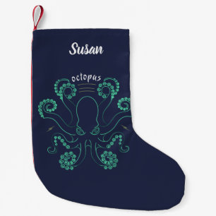 Petite Chaussette De Noël Tentacules de céphalopodes octopus