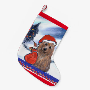 PETITE CHAUSSETTE DE NOËL TERRIER AUSTRALIEN