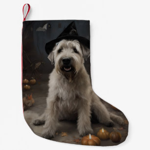 Petite Chaussette De Noël Térrier Irlandais Citrouilles Halloween Épouvantab