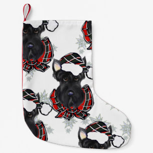 PETITE CHAUSSETTE DE NOËL TERRIERS ÉCOSSAIS