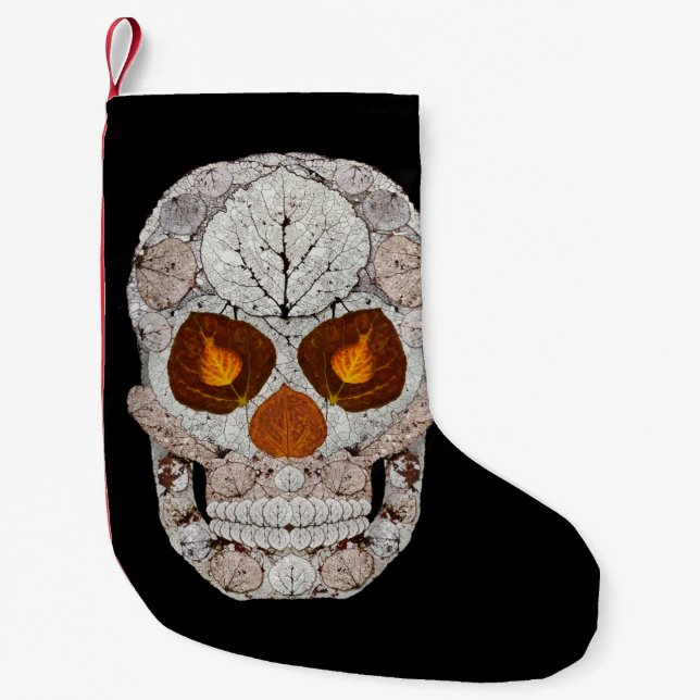 Petite Chaussette De Noël Tête de feuille d'aspect 11 (Devant)