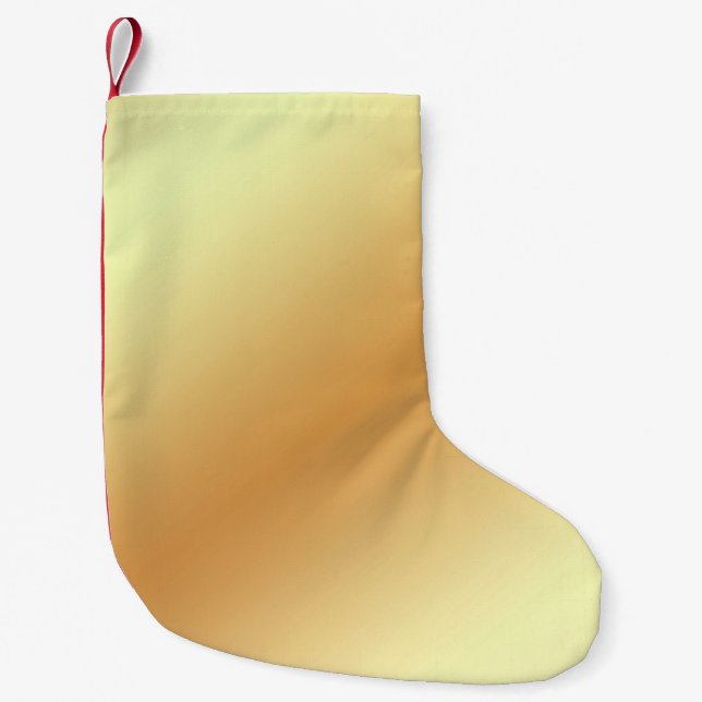 Petite Chaussette De Noël texture dorée Arrière - plan (Devant)