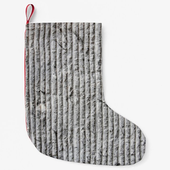 Petite Chaussette De Noël Texture murale en pierre grise. Texture du mur de  (Devant)