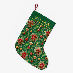 Petite Chaussette De Noël Thème de Noël Motif Coloré Festif