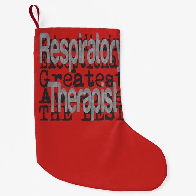 Petite Chaussette De Noël Thérapeute respiratoire Extraordinaire (Devant)