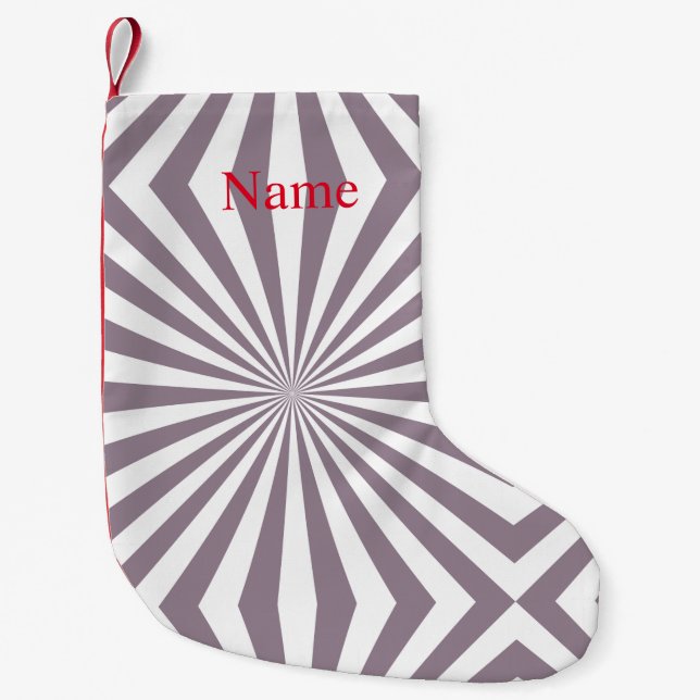 Petite Chaussette De Noël Thunder_Cove de Starburst Abstrait (Devant)