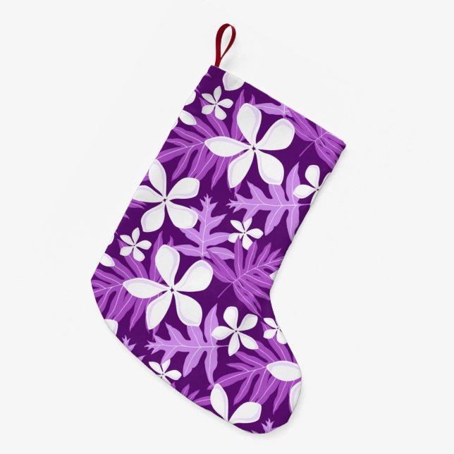 PETITE CHAUSSETTE DE NOËL TIARE (PURPLE) (Devant (Accrochage))