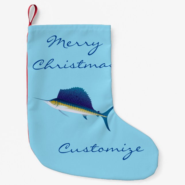 Petite Chaussette De Noël Tonneau de mer (Devant)