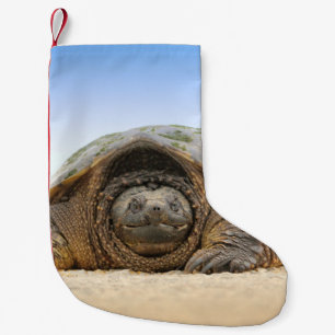 PETITE CHAUSSETTE DE NOËL TORTUE DE SABLE GRIS