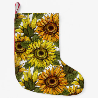 Petite Chaussette De Noël Tournesol à main