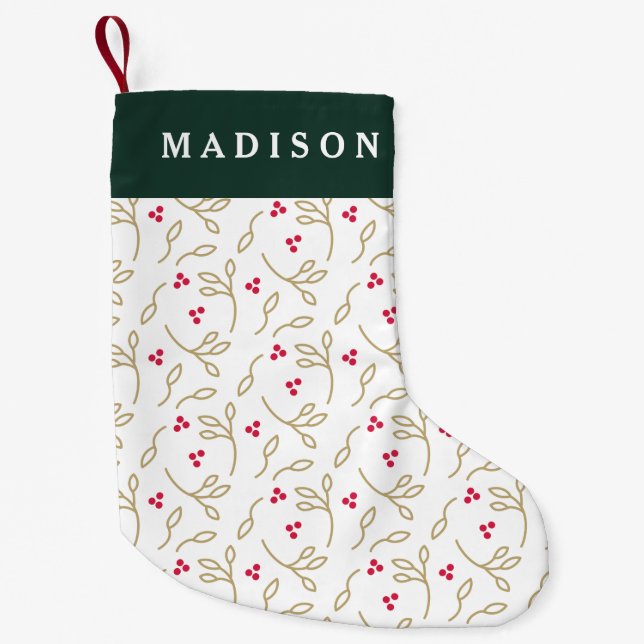 Petite Chaussette De Noël Tradition joyeuse (Devant)