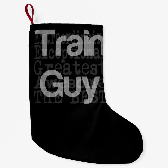 Petite Chaussette De Noël Train Guy Extraordinaire (Devant)