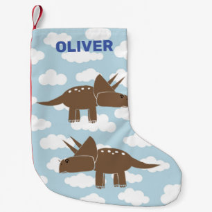 Petite Chaussette De Noël Tricératops Dinosaur customisés
