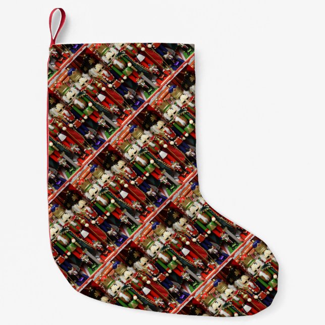 Petite Chaussette De Noël Trois Craqueurs Sages - Soldats Casse-Noix (Devant)