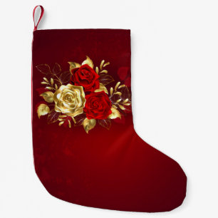 Petite Chaussette De Noël Trois Roses de bijoux