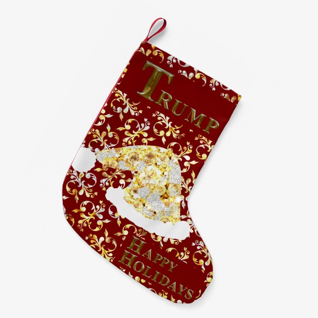 PETITE CHAUSSETTE DE NOËL TRUMP 2024 (Devant (Accrochage))
