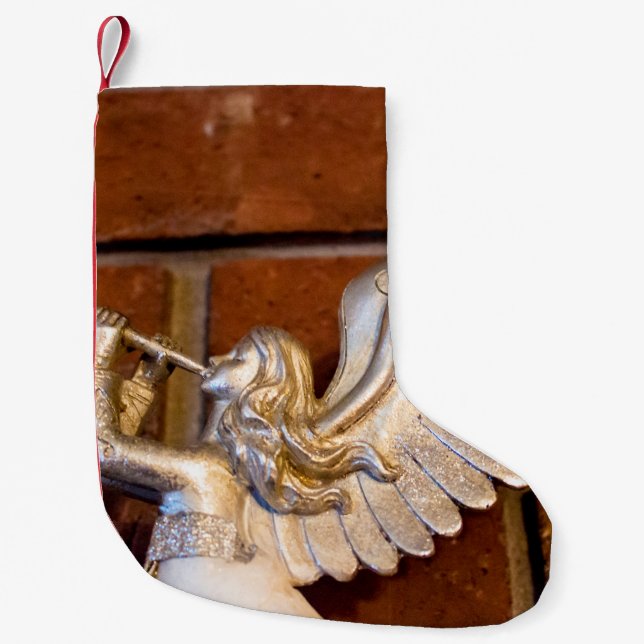 Petite Chaussette De Noël Trumpet d'argent I (Devant)