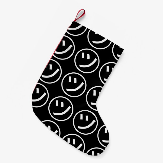 Petite Chaussette De Noël ㋡ Tsu Kana Katakana Smiling Emoji / Emoticon (Devant (Accrochage))