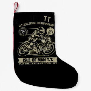 Petite Chaussette De Noël Un cadeau légendaire avec Motorcycle Racing Art