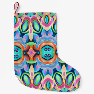Petite Chaussette De Noël Un élégant bas classique multicolore