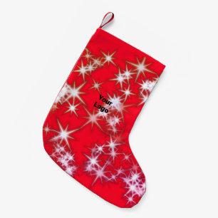 Petite Chaussette De Noël Un logo personnalisé simple et élégant ici compagn