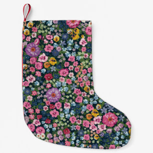Petite Chaussette De Noël Un motif sans couture fleurit au milieu de l'été. 
