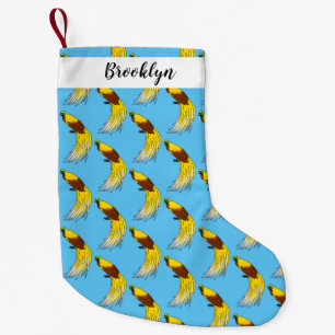 Petite Chaussette De Noël Un petit oiseau de paradis