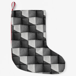 Petite Chaussette De Noël Un visage de la sculpture "Four Side Pyramid" dans