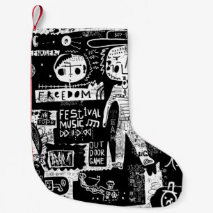 Petite Chaussette De Noël Une image qui inclut une pluralité de symboles.str
