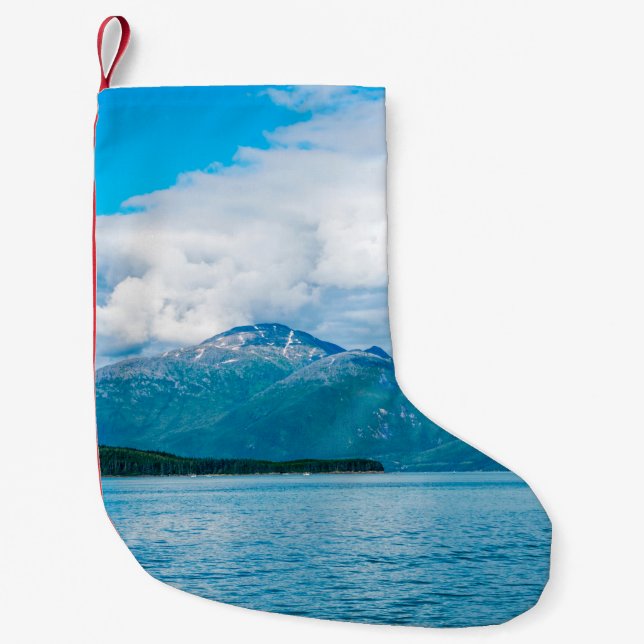 Petite Chaussette De Noël Une presqu'île couverte de pinède (Devant)