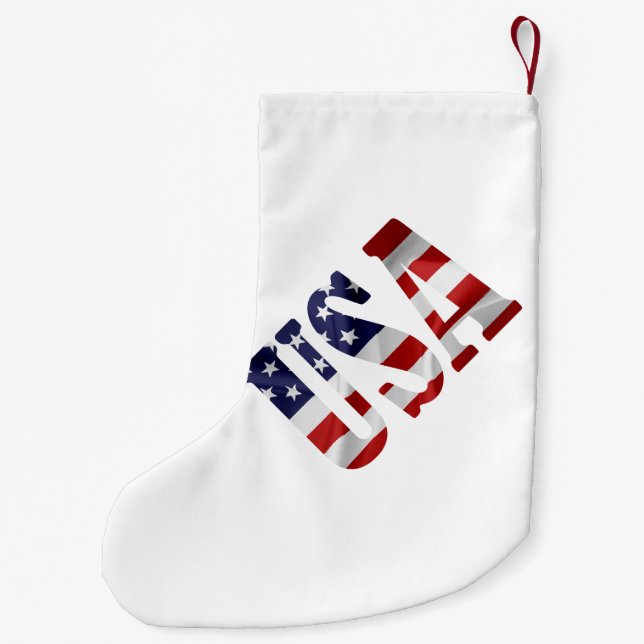 PETITE CHAUSSETTE DE NOËL USA (Dos)