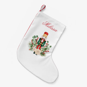 Petite Chaussette De Noël Vacances Casse-Noisette Script de verdure