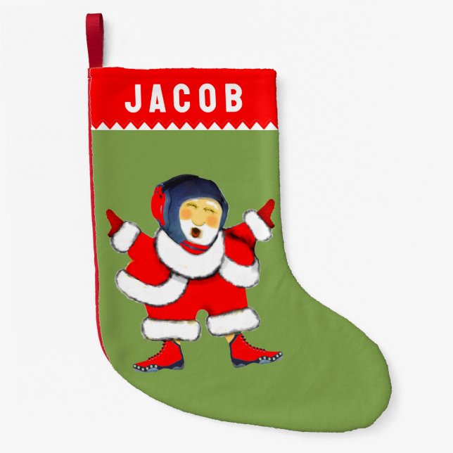 Petite Chaussette De Noël Vacances de lutte (Devant)