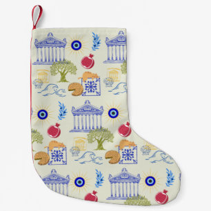 Petite Chaussette De Noël Vacances en Grèce Minimalisme