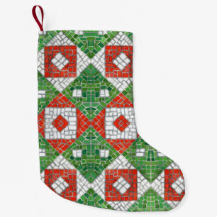 Petite Chaussette De Noël VACANCES MOSAÏQUES Noël Stocking II / Petit