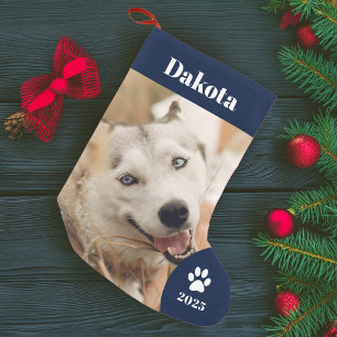 Petite Chaussette De Noël Vacances photo pour animaux de compagnie personnal