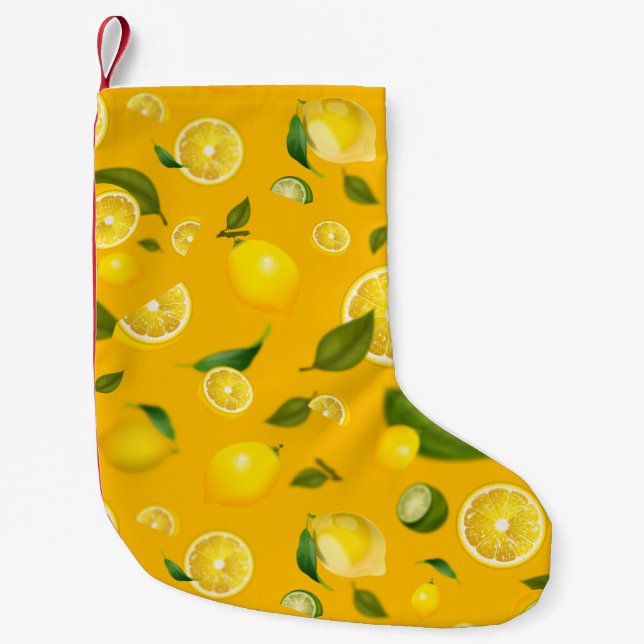Petite Chaussette De Noël Variété de citron 7 (Devant)