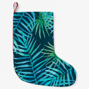 Petite Chaussette De Noël Végétation luxuriante de plantes tropicaux de la j
