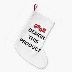 Petite Chaussette De Noël VENTE ! Stocker petit - Poly brossé - 2 côtés